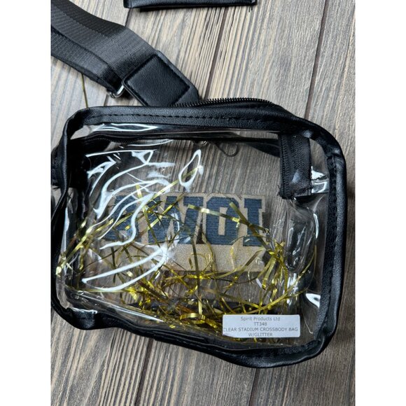 Iowa Hawkeyes Clear Crossbody Bag With Wristlet - Picture 5 of 5